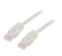 2X PP12-0.5M Patch cord U/UTP 5e Line CCA PVC gris L: 05m 26AWG GEMBIRD