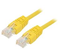 Gembird - Cordon de raccordement - RJ-45 (M) pour RJ-45 (M) - 50 cm - UTP - CAT 5e - moulé - jaune