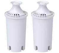2x Premium Filtre à eau compatible avec Brita Metro, Metro+, Monterey, OB03, Pacifica, Slim Krüge, Wasserkrug, Spender | 2 Pièces, Filtre, Pièce de rechange, Accessoires