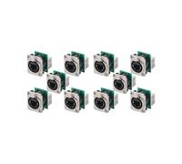 2X Prise de Châssis Ethercon Rj45, Prise de Montage sur Panneau D'Alimentation/Passage D-N8FDP RJ45, Connecteur Vertical Cat5 RJ45 à Montage sur