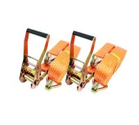 2x Professionnel Hochet Cliquet Voiture Sangle Arrimage 2tlg 6m 5t 5to 5000kg