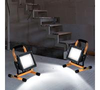 2x Projecteur D'Extérieur Lampe de Travail Chantier LED Jardin Garagenlampe