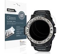 2x Protection ecrán pour Casio Pro Trek PRW-3500-1 mat Verre souple Film Protecteur 9H dipos