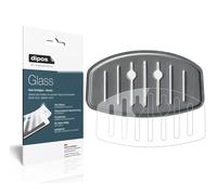dipos I 2X Protection ecrán Compatible avec Krups EA 8161 Repose-Tasses Verre Souple Film Protecteur 9H