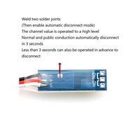 2X PWM Relais Commutateur 5V RéCepteur 20A Module ContrôLeur ÉLectronique DIY ModèLe Universel Marche-ArrêT pour FPV RC Drone Avion PièCes