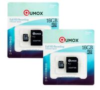 2x QUMOX 16Go micro SD SDHC 16 go micro sd carte mémoire classe 10 UHS-I 16 GB