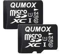 2x QUMOX micro SD 64Go SDXC carte mémoire classe 10 UHS-I