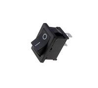 2X R19A-12BBBT ROCKER SPST Pos: 2 OFF-ON 6A/250VAC noir manque 35mΩ -30-80°C SWI