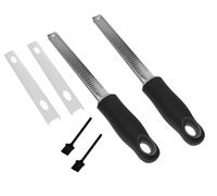 2x Râpe à Citron Inox à Parmesan Gingembre Noix de Muscade Manuel Zester
