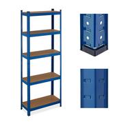 2x rayonnages lourds, 5 tablettes, 500 kg