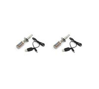 2X RC Nitro 1.2 V 1800Mah Rechargeable Bougie de Préchauffage Démarreur Allumeur USB Chargeur pour Gaz Nitro Moteur Puissance 1/10 1/8 Voiture