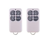 2X Rc22 Télécommande Sans Fil une Quatre Boutons Télécommande Universelle Sans Fil 100M 433 Télécommande D'Entrée Sans Clé une Fréquence