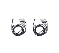 2X Rca Av Tv Video Cord Cable Cord pour Psp 2000/3000 Av Cable