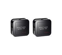 2X Répartiteur Audio Optique Numérique 1X3, Répartiteur Audio Numérique à Fibre Optique SPDIF TOSLINK, 1 En 3 Sorties, pour DVD HDTV -Ray