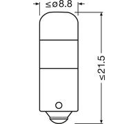 2x Répartiteur de carburant LED 3893DWP-2BL OSRAM