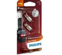 Ampoule secondaire PHILIPS T4W 24V/4W, 2 pièce