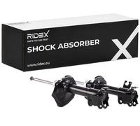 2x RIDEX 854S1846 Jambe de suspension Amortisseur Avant Gaz