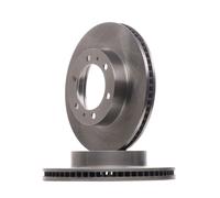 2x RIDEX Avant Ø318,6mm pour TOYOTA HILUX Pick-up (GUN1) HILUX III Pick-up