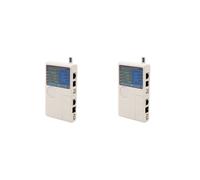 2X RJ11 RJ45 USB BNC LAN Testeur de Câble RéSeau Câbles LAN à Distance DéTecteur de Traqueur 4 en 1 Outil de Testeur Rapide