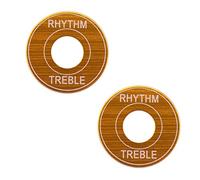 2x Rondelle Plate Rondelle Bague pour Guitare Electrique LP, Doré