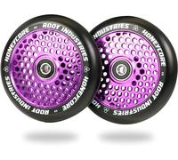 2x Root Industries Roues Honeycore Stunt-Scooter 110mm Violette PU Noir