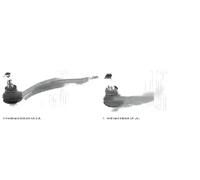 2x Rotules de direction BLUE PRINT AVANT G+D pour HONDA CIVIC IV