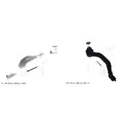 2x Rotules de direction BLUE PRINT AVANT G+D pour HONDA CIVIC VIII