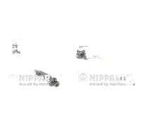 2x Rotules de direction NIPPARTS AVANT G+D pour HYUNDAI, KIA CARENS