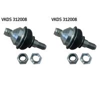 2x Rotules de suspension SKF AVANT G+D pour ALFA ROMEO, IVECO, PEUGEOT AR 8,