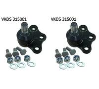 2x Rotules de suspension SKF AVANT G+D pour OPEL COMBO, COMBO Furgon/minivan