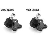 2x Rotules de suspension SKF G+D pour MERCEDES-BENZ B W245, A W169