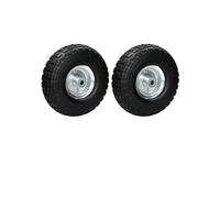 2x roue de brouette pu caoutchouc solide 4.10/3.50-4 roue de secours camion 300000239
