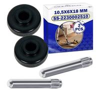 2x Roues Brosse Avant pour Aspirateur Sans Fil SS-2230002510 pour Rowenta