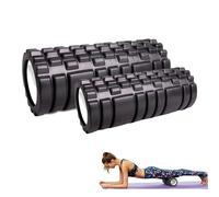 2x Rouleau de Massage Musculaire. Foam Roller pour Trigger Massage Physiothérapie. Rouleau Masseur pour les Jambes, le Dos, les Bras et Relâcher les Tensions Musculaires (33x14cm / 30x9cm)