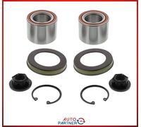 2x Roulement de Roue Arrière pour Ford Ka Fiesta V Focus Mazda 2 Kit Avec ABS