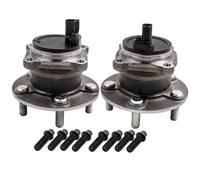 2x Roulements De Roue +Vis Arrière Abs Pour Ford Focus Ii C-Max Volvo S40 Ii V5