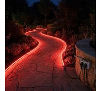 2x Ruban Lumineux LED Rouge Globo Lichterkette Extérieur Jardin 600 cm