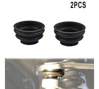 2X Rubber Cover and Ball Joint Boots, Track Rod End | 2-pack rubber covers, flexible design, full lock steering, prevents premature wear, black finish