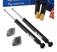 2x Sachs Amortisseur + Febi Palier pour Mercedes Classe C W204 T-Modèle S204