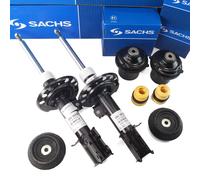 2x Sachs Amortisseur + Palier de Jambe Butée D'Arrêt Avant pour Opel Combo Corse