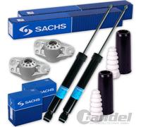 2x SACHS Amortisseur + Palier de Jambe + Protection Kit Arrière Convient pour VW