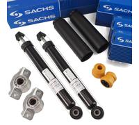 2x Sachs Amortisseur + Palier de Jambe Protection Kit Arrière pour Opel Astra