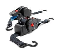 2X Sangles d'arrimage Automatique 100 daN Charge de Traction LGF 0,2 m LGL 1,8m PES Courroie Crochet