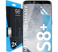 2x Se 3d Transparent Protective Film For Samsung Galaxy S8 Plus, Self-Repairing, Footprint And Faceid Compatible, Bubble-Free Installation, Shock And Scratch Resistant, Made In Germany