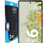 2x se® Film de Protection 3D Antireflet pour Google Pixel 6, Auto-réparateur, Compatible Empreinte & FaceID, Installation Sans Bulles, Résistant aux Chocs et Rayures, Fabriqué en Allemagne