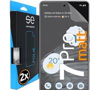 2x se® Film de Protection 3D Antireflet pour Google Pixel 7 Pro, Auto-réparateur, Compatible Empreinte & FaceID, Installation Sans Bulles, Résistant aux Chocs et Rayures, Fabriqué en Allemagne