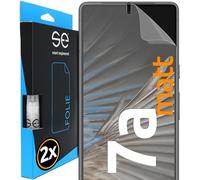 2x se® Film de Protection 3D Antireflet pour Google Pixel 7a, Auto-réparateur, Compatible Empreinte & FaceID, Installation Sans Bulles, Résistant aux Chocs et Rayures, Fabriqué en Allemagne