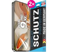 2X se® Film de Protection 3D Antireflet pour Google Pixel 9 Pro XL, Auto-réparateur, Compatible Empreinte & FaceID, Installation sans Bulles, Résistant aux Chocs et Rayures, Fabriqué en Allemagne