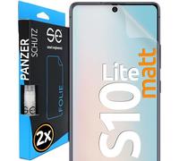 2x se® Film de Protection 3D Antireflet pour Samsung Galaxy S10 Lite, Auto-réparateur, Compatible Empreinte & FaceID, Installation Sans Bulles, Résistant aux Chocs et Rayures, Fabriqué en Allemagne