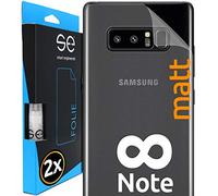 2x se® Film de Protection 3D pour Samsung Galaxy Note 8 - Arrière Antireflet, Sans Bulles, Facile à Installer, Mat, Protège Contre Saleté, Chocs, Rayures, Haute Qualité, Fabriqué en Allemagne